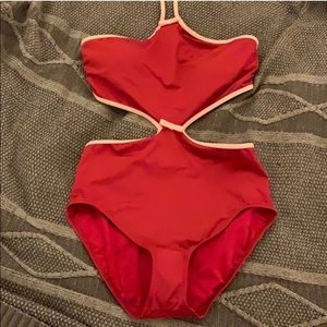 NWOT Kate Spade One Piece Cutout Swimsuit